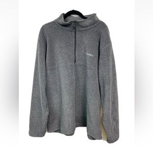 Columbia Men's Charcoal Zip-Up Sweater